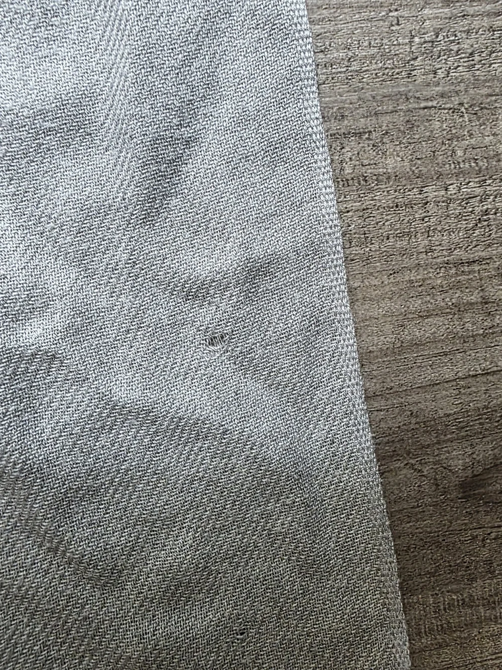 H&M Light Gray Fringed Wrap Scarf